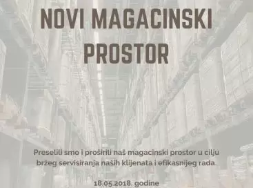 Novi magacinski prostor