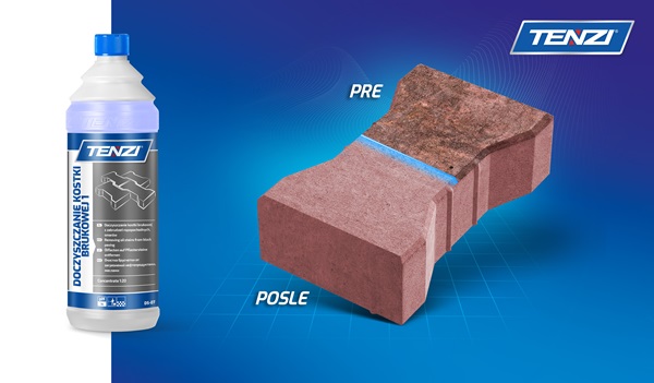 sredstvo za čišćenje betonskih kocki